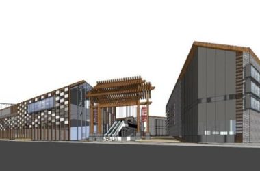 Sketchup商业模型|多层商业街，民国风，中式风格-BIM建筑网