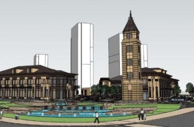 Sketchup商业模型|欧式古典风格，多层商业建筑-BIM建筑网