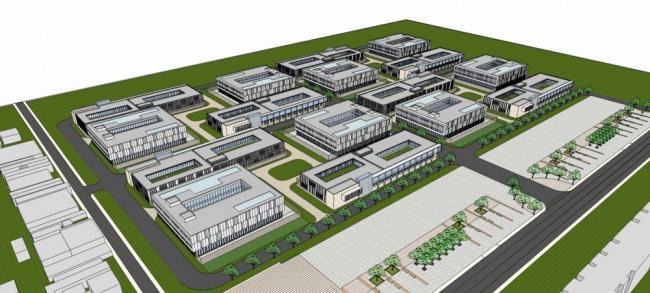 Sketchu工业厂房|多层工业园区，厂房，现代风格