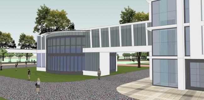 Sketchup学校模型|多层学校中学，教学楼，教育建筑，中式风格