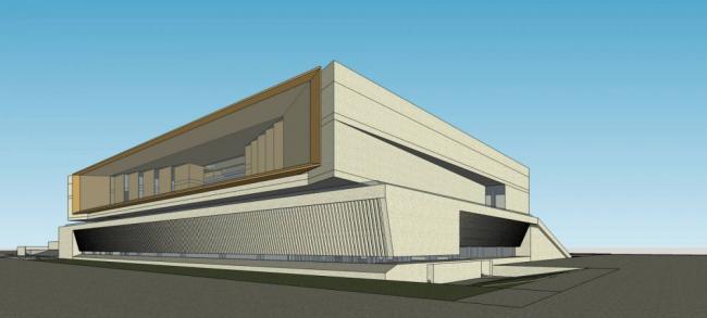 Sketchup文化模型|多层博物馆，文化建筑，现代风格