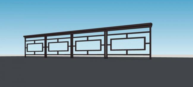 Sketchup素材模型|栏杆，构件，中式风格