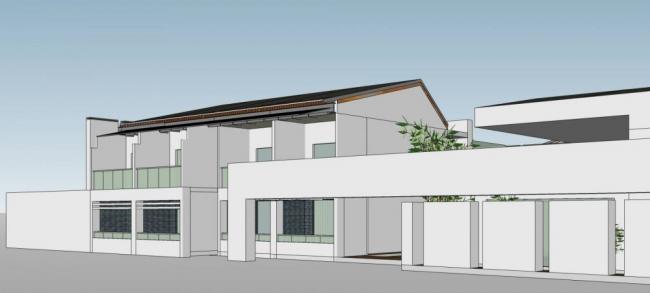 Sketchup酒店模型|多层会议中心，酒店办公，中式风格