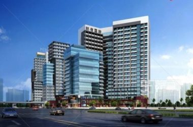 Sketchup住宅模型|高层住宅小区,公寓,社区沿街商业,居住建筑,现代风格-BIM建筑网