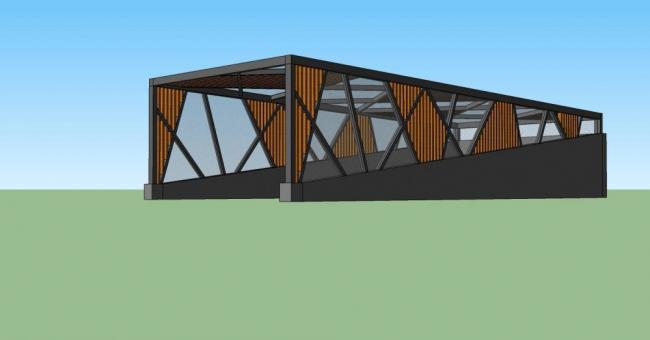 Sketchup素材模型|车库入口，构件，素材组件