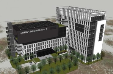 Sketchup办公模型|高层办公楼，产业园，现代风格-BIM建筑网