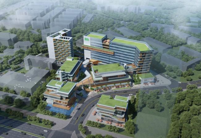 Sketchup综合体模型|多层高层混合，商业综合体，现代风格