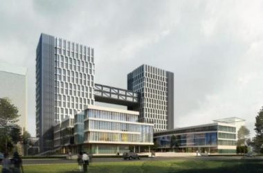 Sketchup办公模型|淮安政府办公新大楼，高层行政写字楼，现代风格-BIM建筑网