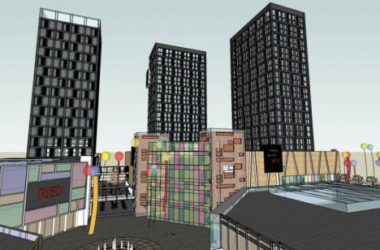 Sketchup综合体模型|高层商业综合体，办公，现代风格-BIM建筑网