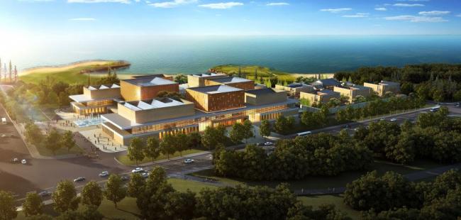 Sketchup办公模型|多层办公楼，产业园，现代风格