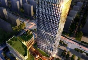 Sketchup办公模型|超高层办公写字楼，现代风格-BIM建筑网