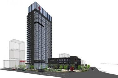 Sketchup办公模型|湖州市商业银行，高层办公写字楼，现代风格-BIM建筑网