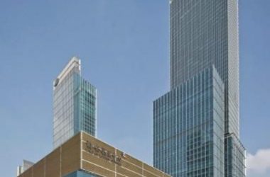 Sketchup办公模型|静安嘉里中心，超高层办公写字楼，现代风格-BIM建筑网