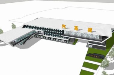 Sketchu工业厂房|临湘汽车城，多层厂房工业建筑，现代风格-BIM建筑网