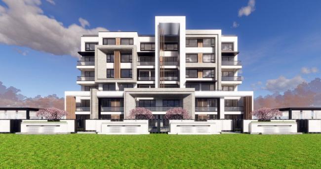 Sketchup住宅模型|高层住宅，居住建筑，现代风格