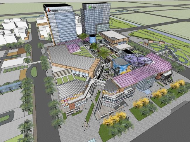 Sketchu工业厂房|多层高层混合，办公园区，工业建筑，现代风格