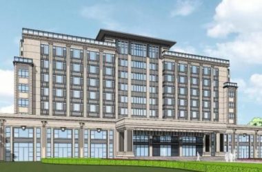 Sketchup办公模型|多层办公楼，行政写字楼，新古典风格-BIM建筑网