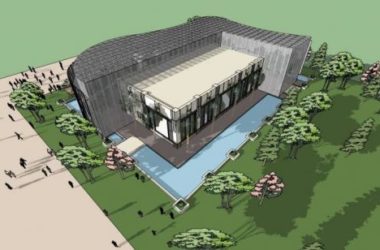 Sketchup商业模型|多层弧形会所，商业建筑，现代风格-BIM建筑网