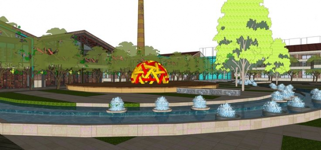 Sketchu工业厂房|多层产业园，厂房工业建筑，现代风格