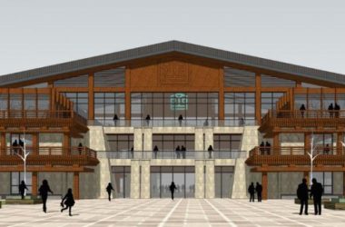 Sketchup酒店模型|多层酒店，中式风格-BIM建筑网