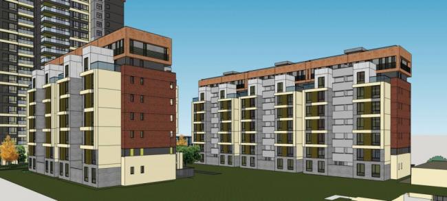 Sketchup住宅模型|高层住宅小区，居住建筑，现代风格