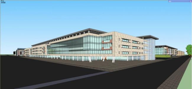 Sketchu工业厂房|多层产业园，厂房工业建筑，现代风格