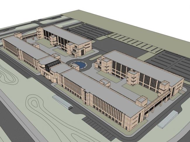 Sketchu工业厂房|多层产业园，厂房，工业建筑，现代风格