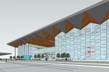 Sketchup车站路桥|多层汽车站，现代风格，交通建筑-BIM建筑网