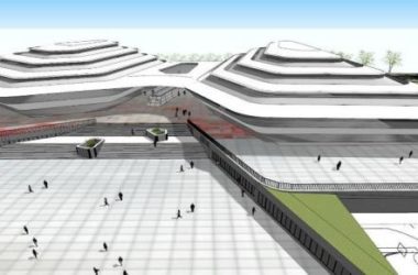 Sketchup体育馆模型|多层大学体育中心，现代风格-BIM建筑网