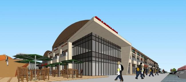 Sketchu工业厂房|多层办公厂区，厂房，工厂，新古典风格，工业建筑