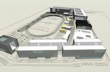Sketchup学校模型|多层学校，校园，教学楼，教育建筑，现代风格-BIM建筑网