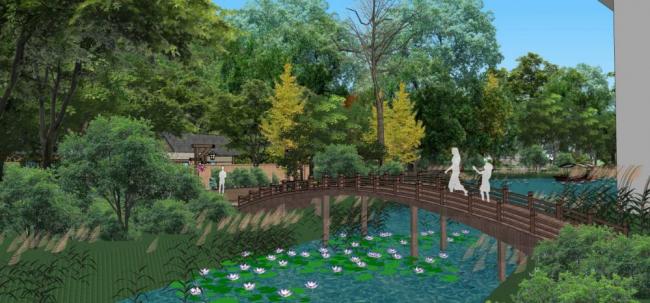 Sketchup酒店模型|苏州树山云温泉度假村，酒店，中式风格