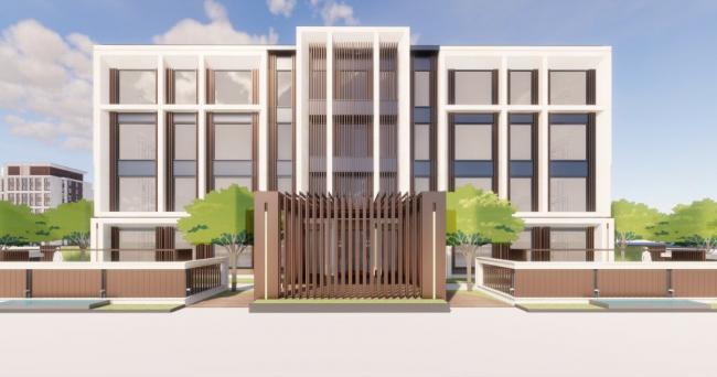 Sketchup住宅模型|多层住宅，居住建筑，现代风格