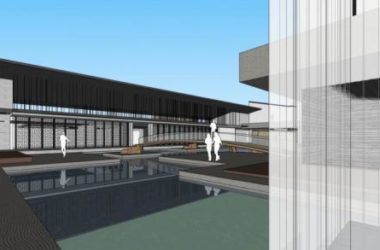 Sketchup酒店模型|多层度假酒店会所，新中式风格-BIM建筑网