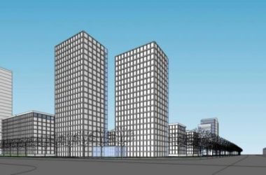 Sketchup综合体模型|城市商业综合体，高层办公，现代风格-BIM建筑网