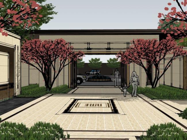 Sketchup商业模型|多层售楼处，现代风格