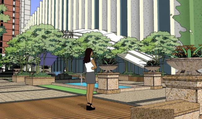 Sketchup住宅模型|高层住宅小区，现代风格，居住建筑