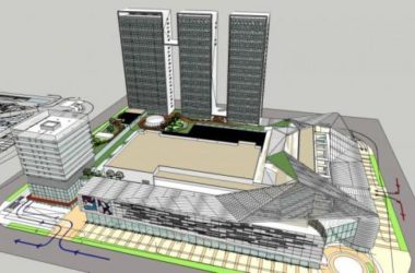 Sketchup综合体模型|高层商业综合体，住宅，办公写字楼，现代风格-BIM建筑网