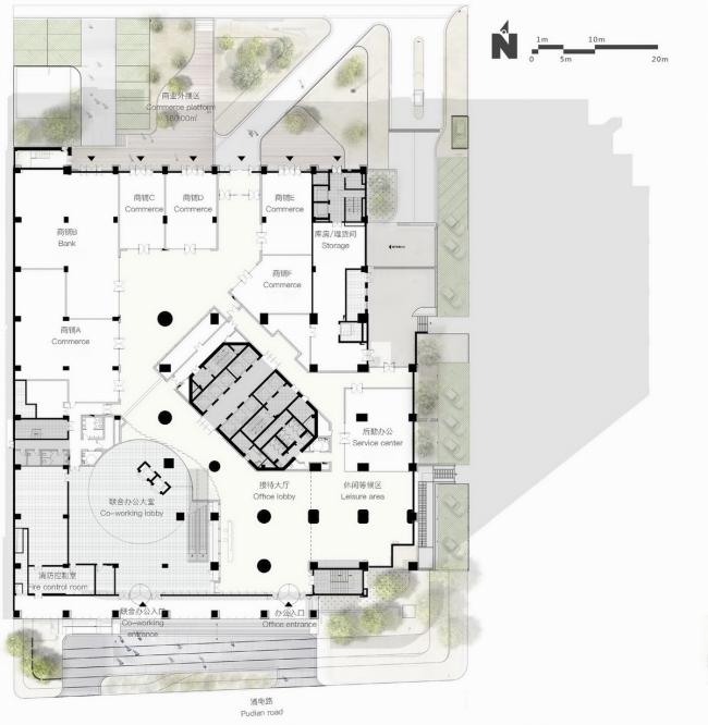BIM建筑|从守旧向开放的演变：宝钢年夜厦城市更新项目 / FTA建筑设计