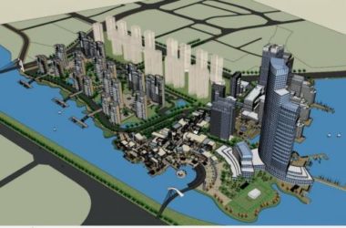 Sketchup综合体模型|超高层城市商业综合体，高层住宅，现代风格，滨水景观-BIM建筑网