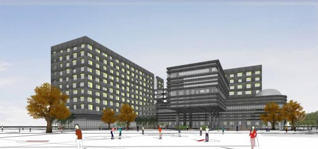 Sketchup酒店模型|多层酒店，现代风格