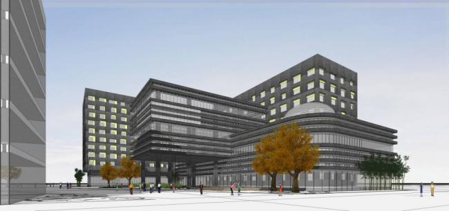 Sketchup酒店模型|多层酒店，现代风格