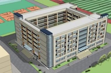 Sketchup学校模型|多层中小学学校，教学楼，教育建筑，现代风格-BIM建筑网