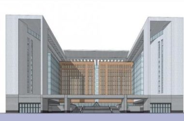 Sketchup学校模型|多层中小学学校，教学楼，教育建筑，现代风格-BIM建筑网