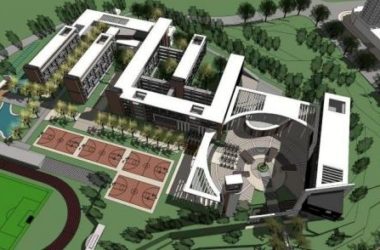 Sketchup学校模型|多层中小学学校，教学楼，教育建筑，现代风格-BIM建筑网