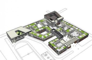 Sketchup学校模型|多层中小学学校，教学楼，教育建筑，现代风格-BIM建筑网