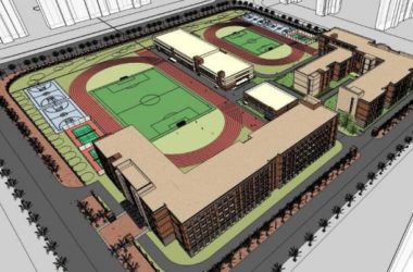 Sketchup学校模型|多层中小学学校，教学楼，教育建筑，现代风格-BIM建筑网