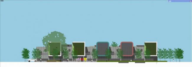 Sketchup学校模型|多层幼儿园学校，教育建筑，现代风格