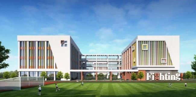 Sketchup学校模型|多层中小学学校，教学楼，教育建筑，现代风格