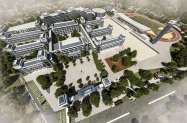 Sketchup学校模型|多层中小学学校，教学楼，教育建筑，满族风格-BIM建筑网